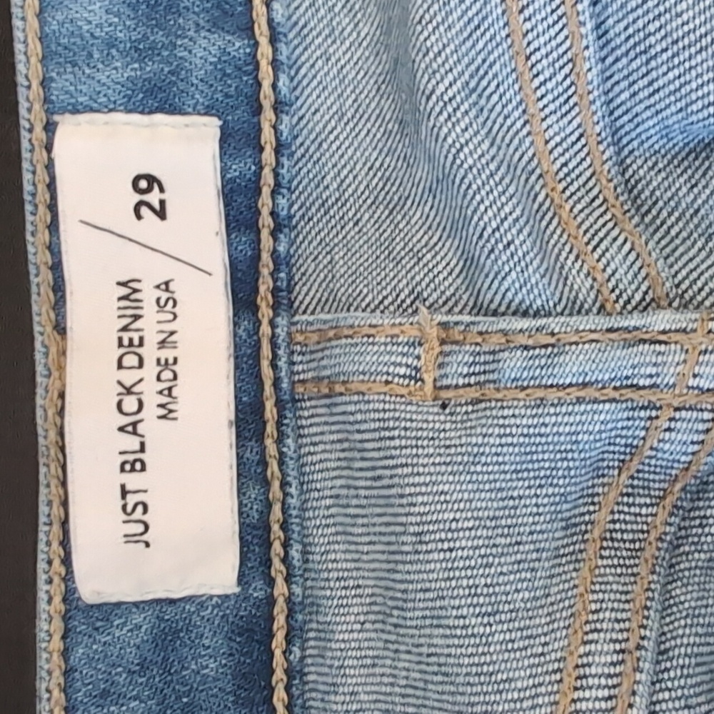 Just black denim the Saturday straight 29